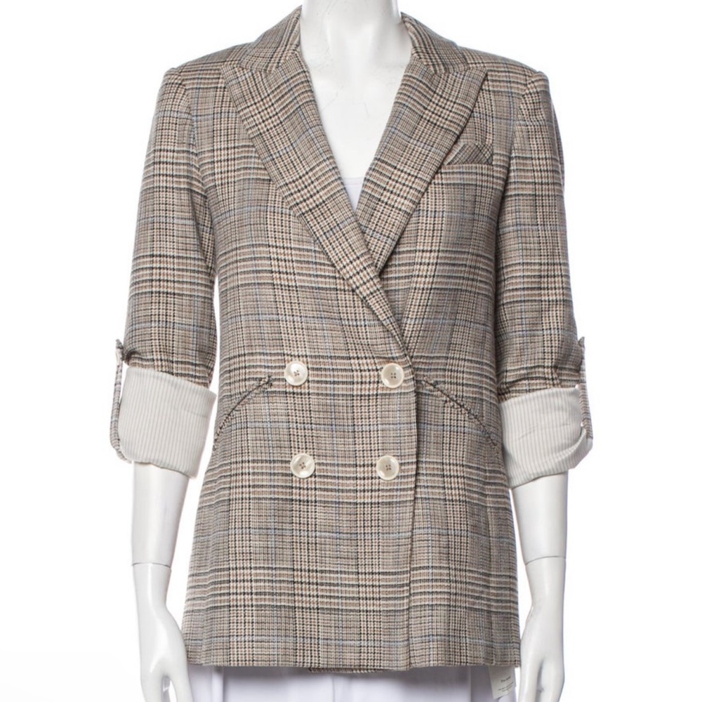 Veronica Beard Parineti Plaid Dickey Jacket Blazer NWT - Picture 4 of 7
